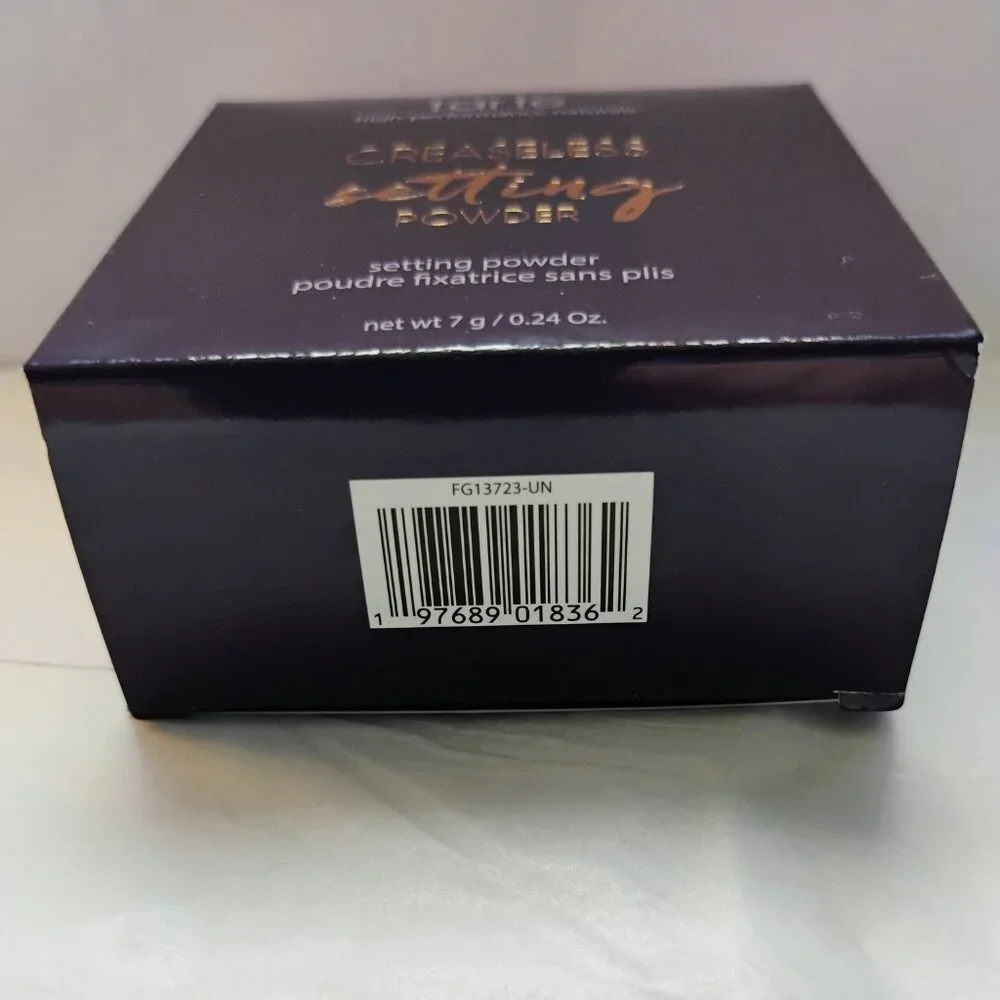 tarte Creaseless Undereye Loose Setting Powder- Pink- NWT - 0.24 oz